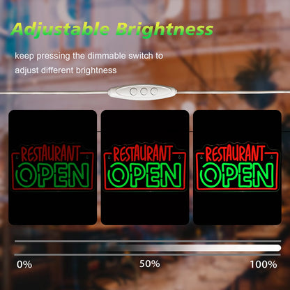 Restaurant OPEN 5V USB LED Neon Sign - Budget Friendly