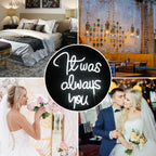 It Was Always You – LED-neonbord (5 V USB)