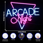Arcade Night 5V USB LED Neon Sign - Budget Friendly