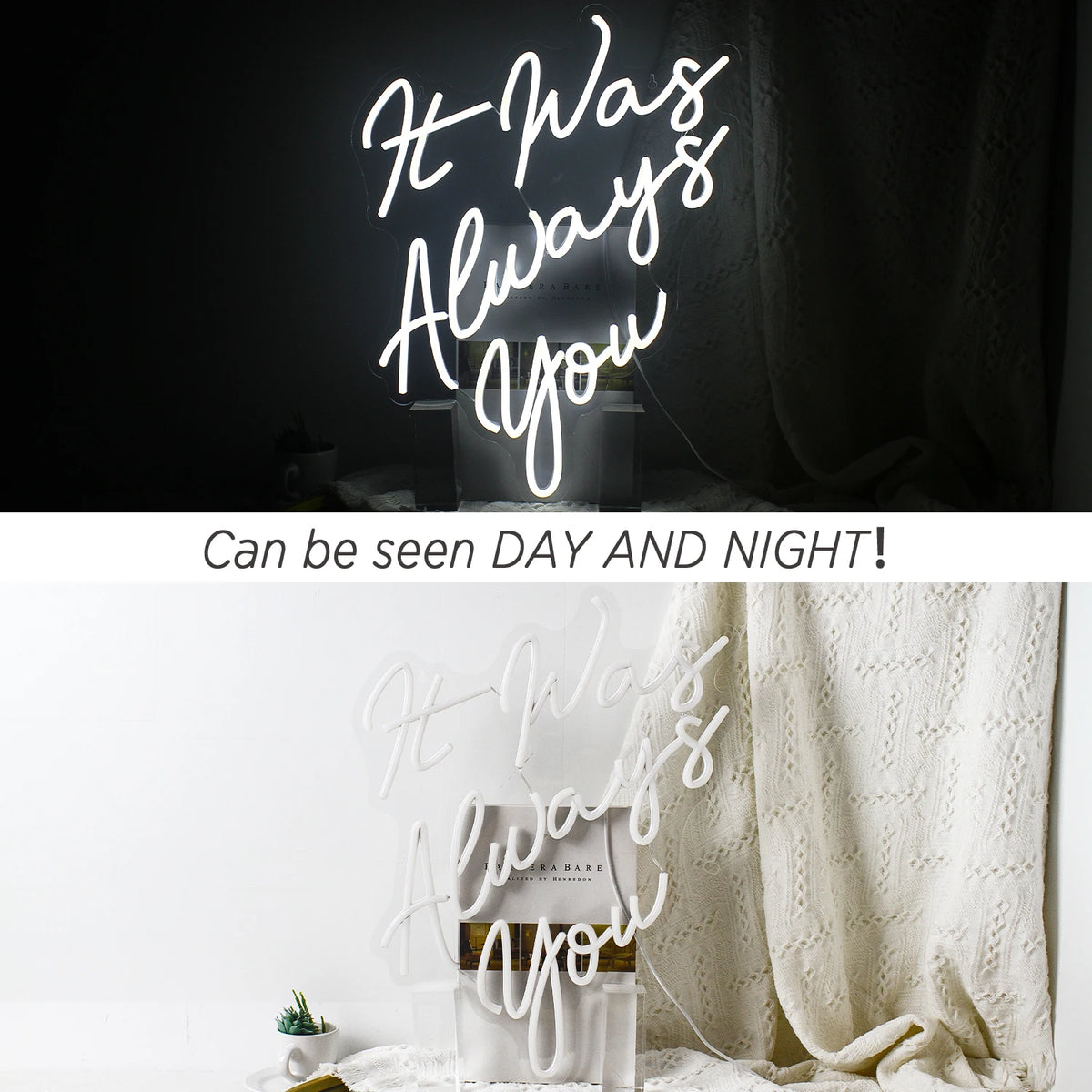 It Was Always You – LED-neonbord (5 V USB)
