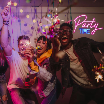 Party Time 5V USB LED Neon Sign - Budget Friendly