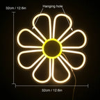 Flower 5V Mini USB LED Neon Sign - Budgetvriendelijk