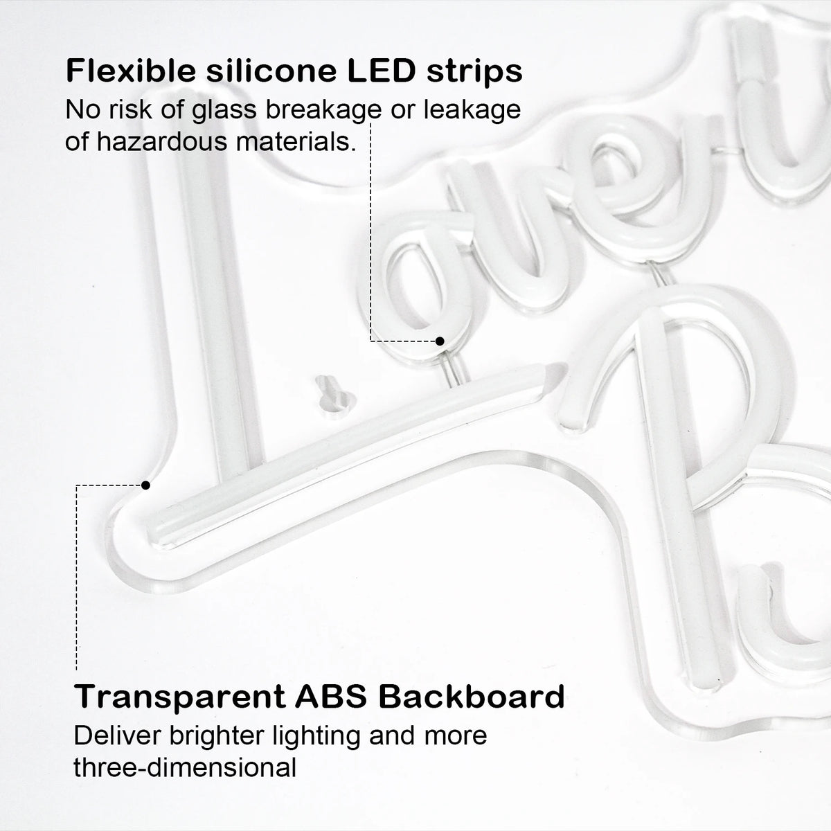 Love Is Brewing – LED-neonbord (5 V USB)