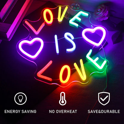 Love 5V USB LED Neon Sign - Budget Friendly