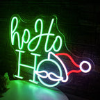 Ho Ho Ho Santa 5V USB LED Neon Sign - Budget Friendly