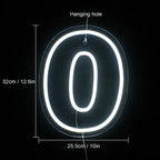 Birthday Number 5V USB LED Neon Sign - Budget Friendly