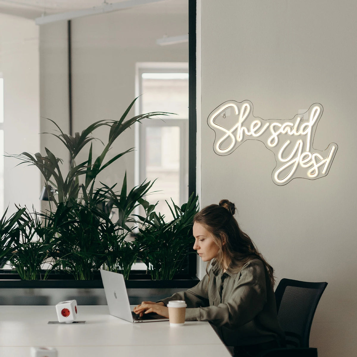 She Said Yes 5V USB LED Neon Sign - Budget Friendly