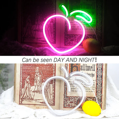 Peach 5V USB LED Neon Sign - Budget Friendly