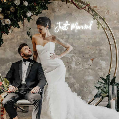 Just Married 5V USB LED Neon Sign - Budgetvriendelijk