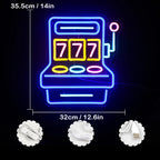 777 Game Room 5V USB LED Neon Sign - Budget Friendly