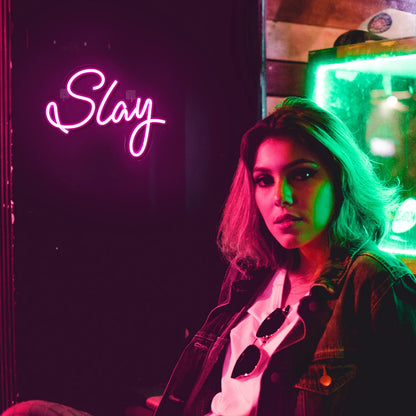 Slay 5V USB LED Neon Sign - Budget Friendly