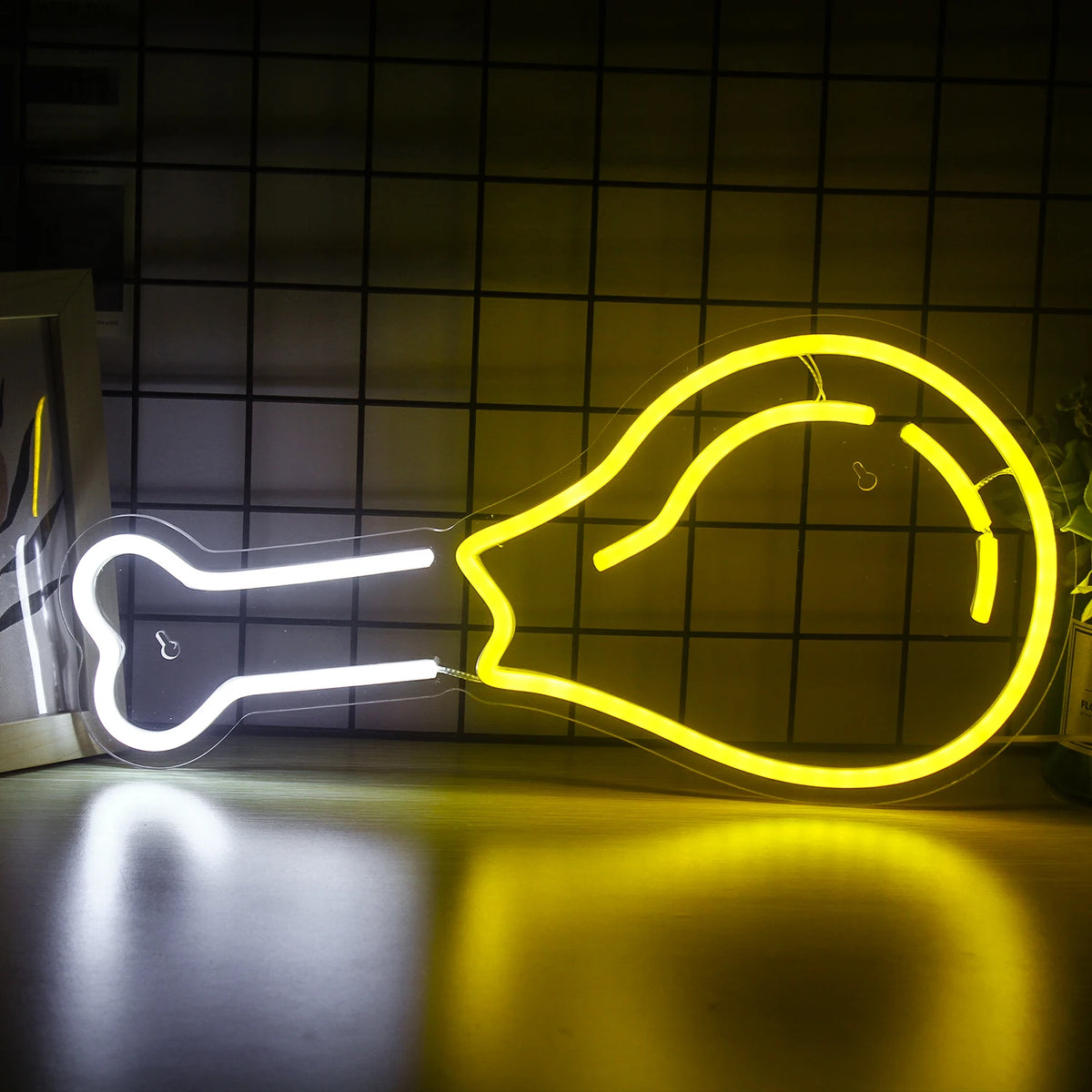 Chicken Drumstick 5V USB LED Neon Sign - Budget Friendly