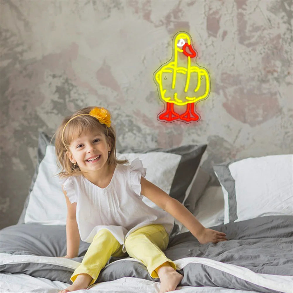 Duck 5V USB LED Neon Sign - Budget Friendly