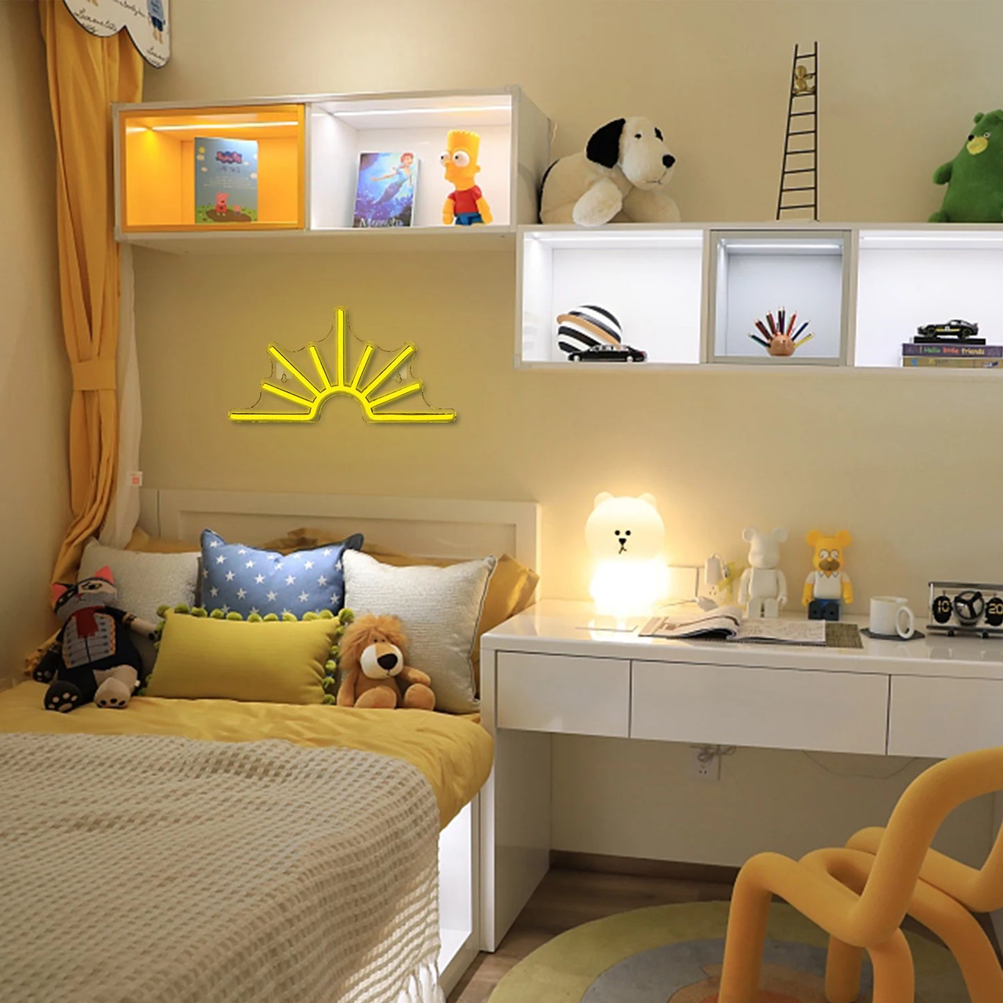 Sun 5V USB LED Neon Sign - Budget Friendly