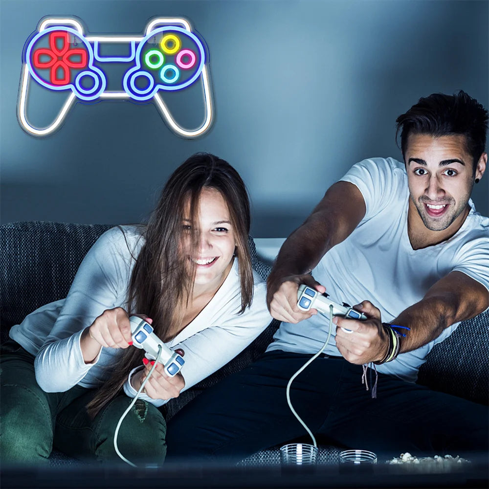 Gamer 5V USB LED Neon Sign - Budget Friendly