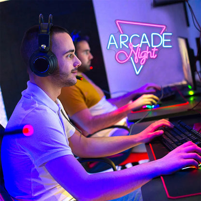 Arcade Night 5V USB LED Neon Sign - Budget Friendly