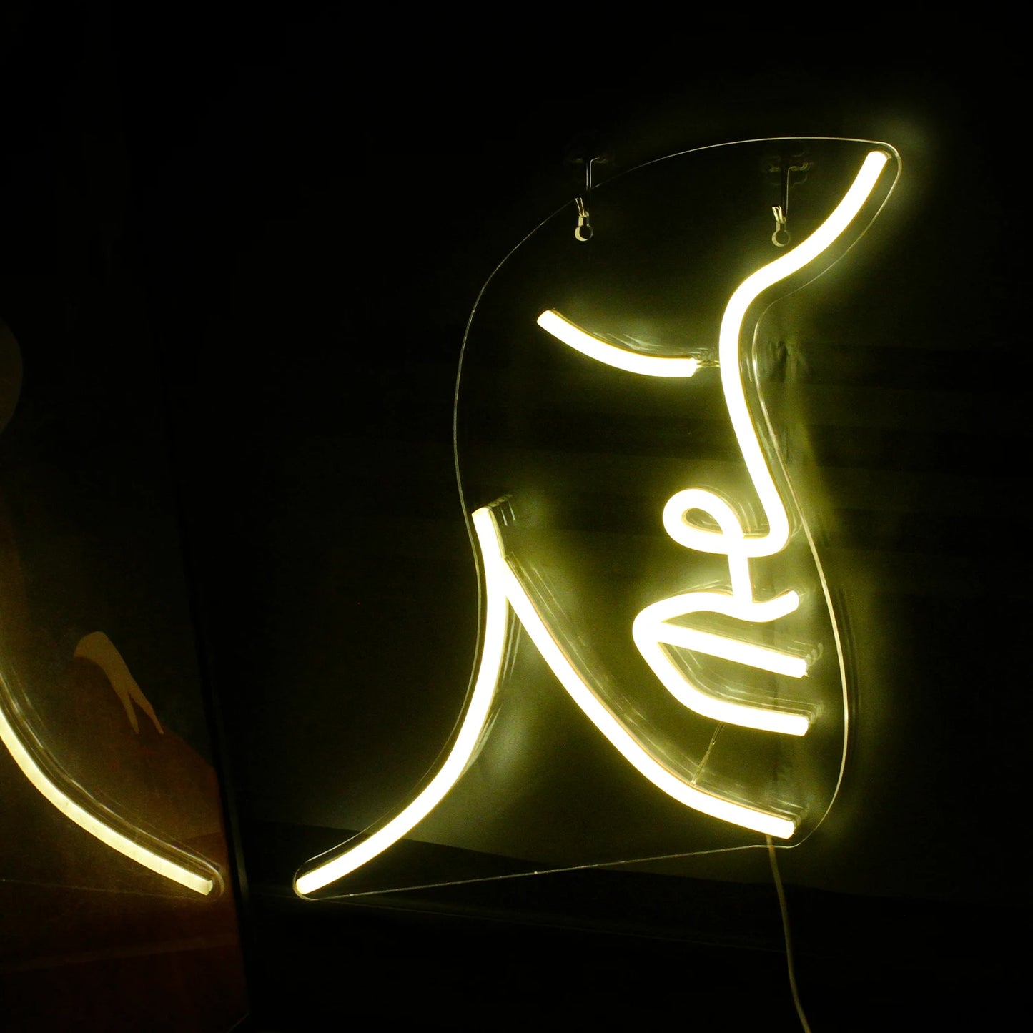 Face 5V USB LED Neon Sign - Budget Friendly