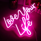 Love Your Life – LED-neonbord (5 V USB)