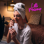 Let's Makeup – LED-neonreclame (5 V USB)