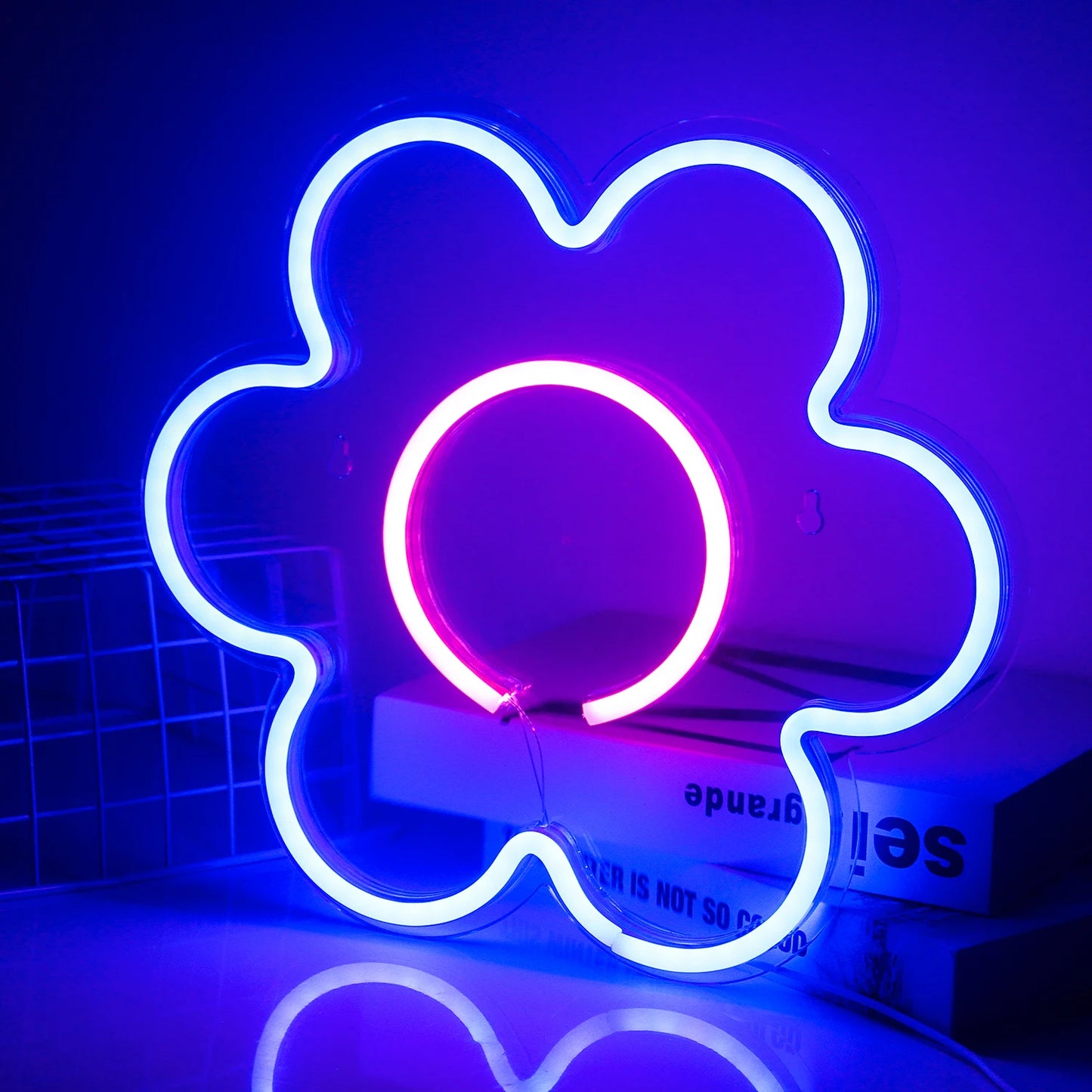 LED Flower 5V USB LED Neon Sign - Budget Friendly