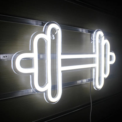 Barbell 5V USB LED Neon Sign - Budget Friendly