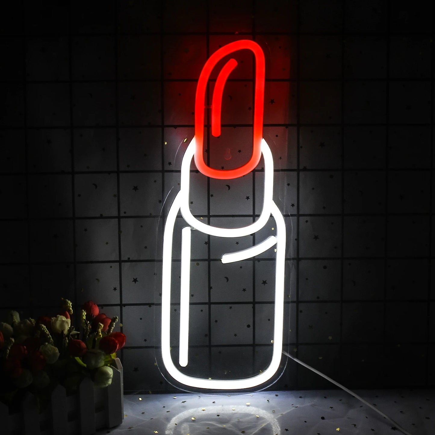 Lipstick 5V USB LED Neon Sign - Budget Friendly