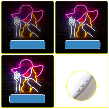 Cowboy Hat 5V USB LED Neon Sign - Budget Friendly