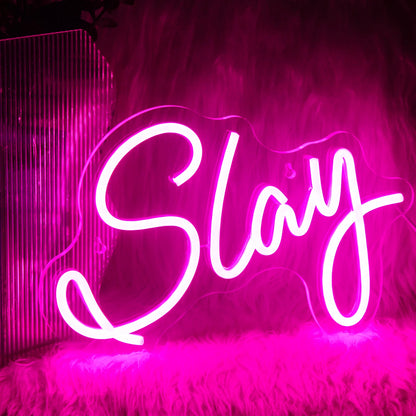Slay 5V USB LED Neon Sign - Budget Friendly