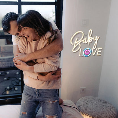 Baby Love 5V USB LED Neon Sign - Budget Friendly