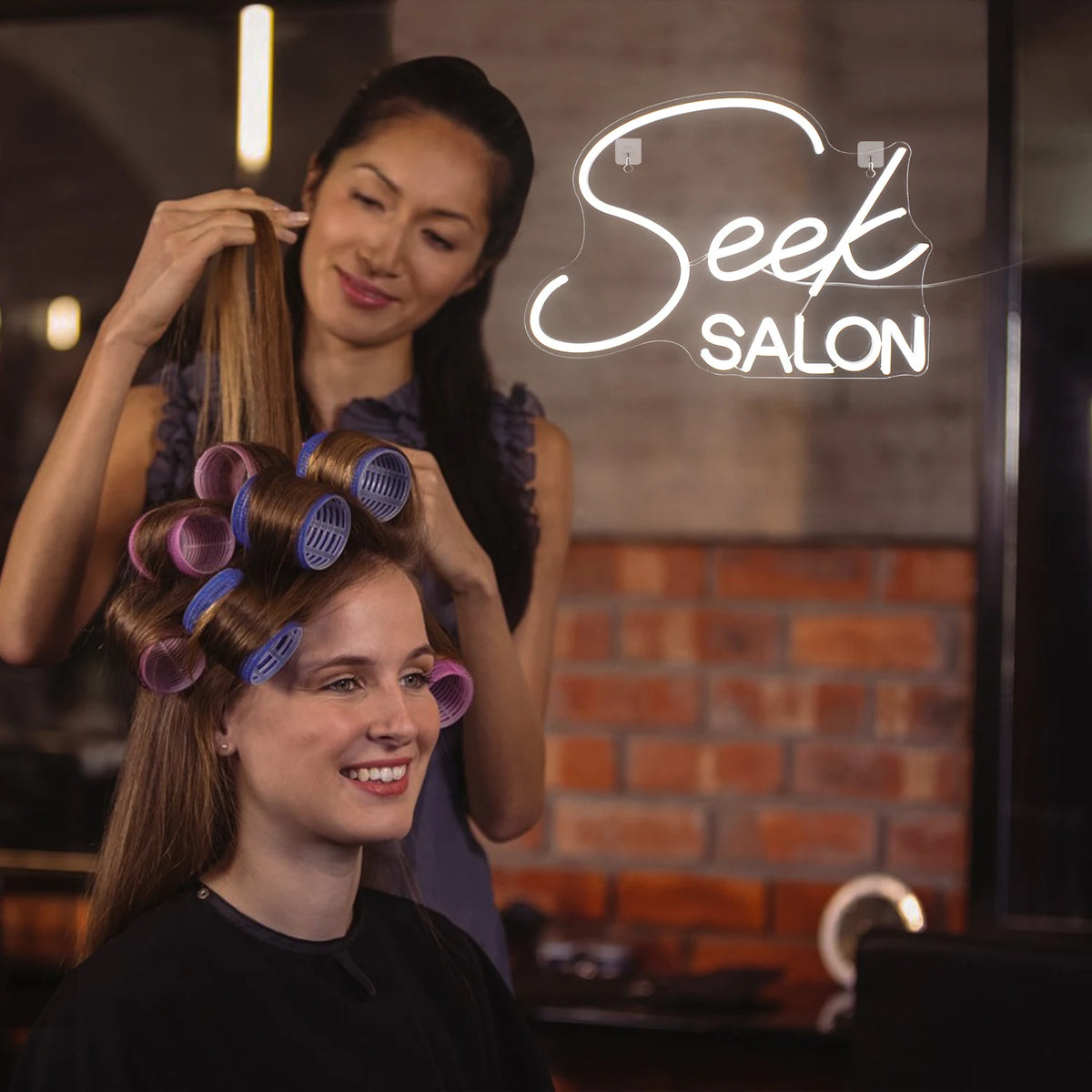 Seek SALON 5V Mini USB  LED Neon Sign - Budget Friendly