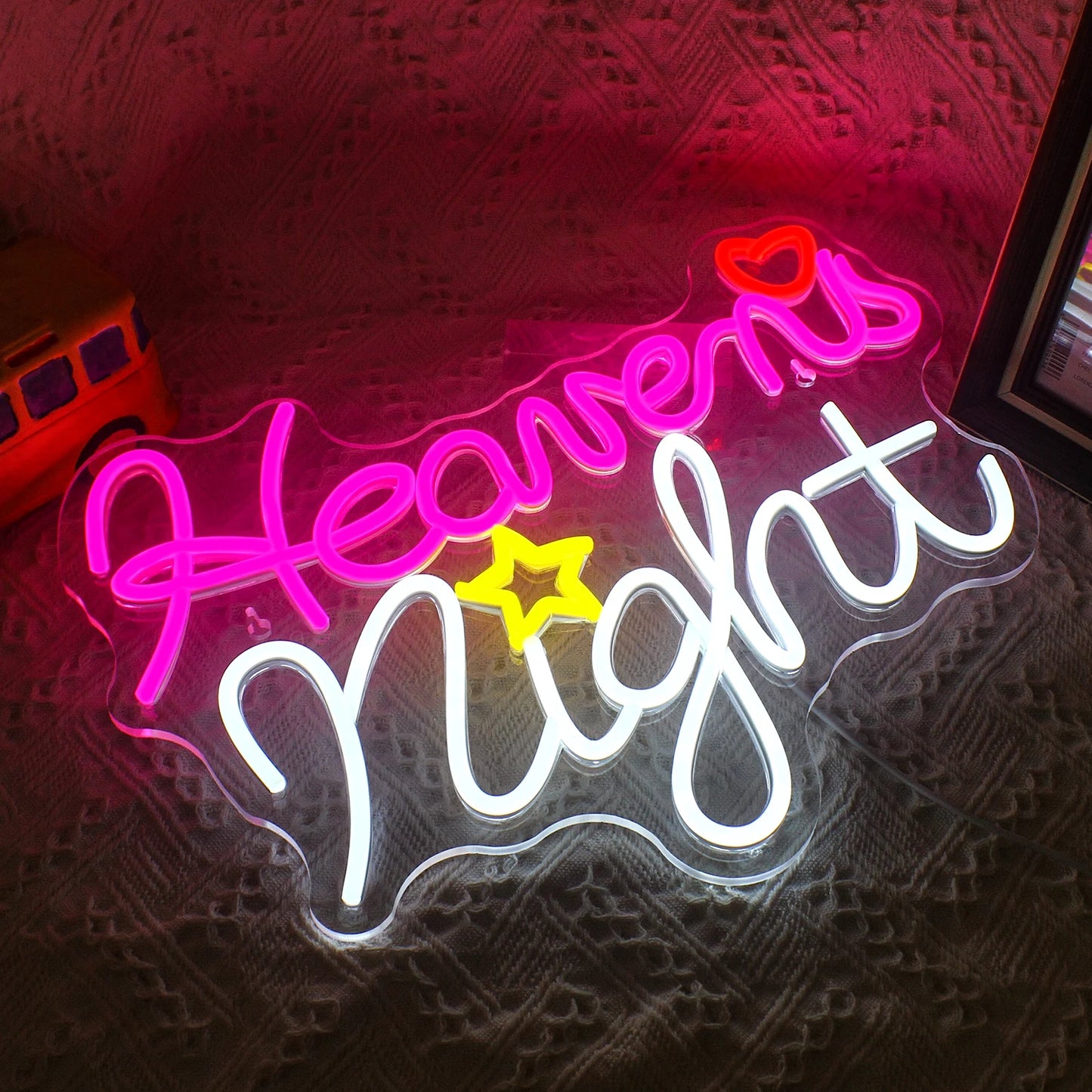 Heavens Night 5V USB LED Neon Sign - Budget Friendly