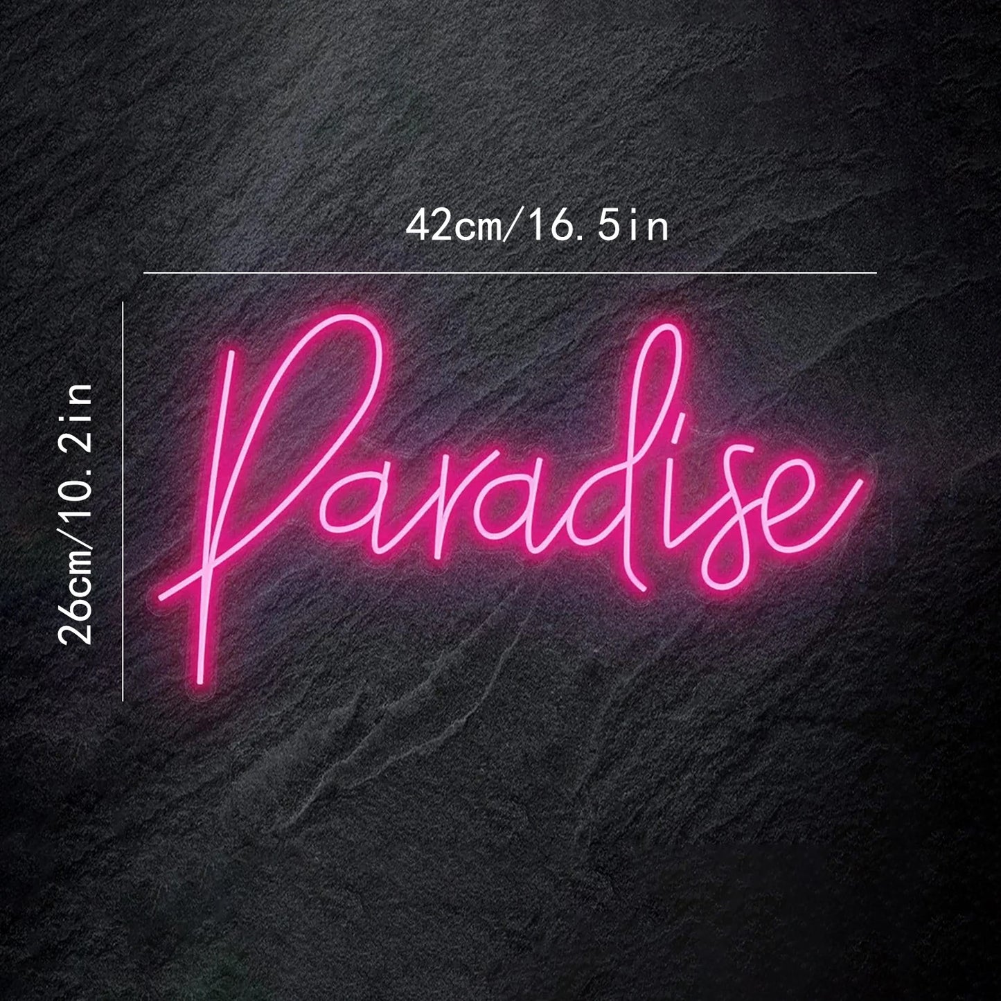 Paradise 5V USB LED Neon Sign - Budget Friendly