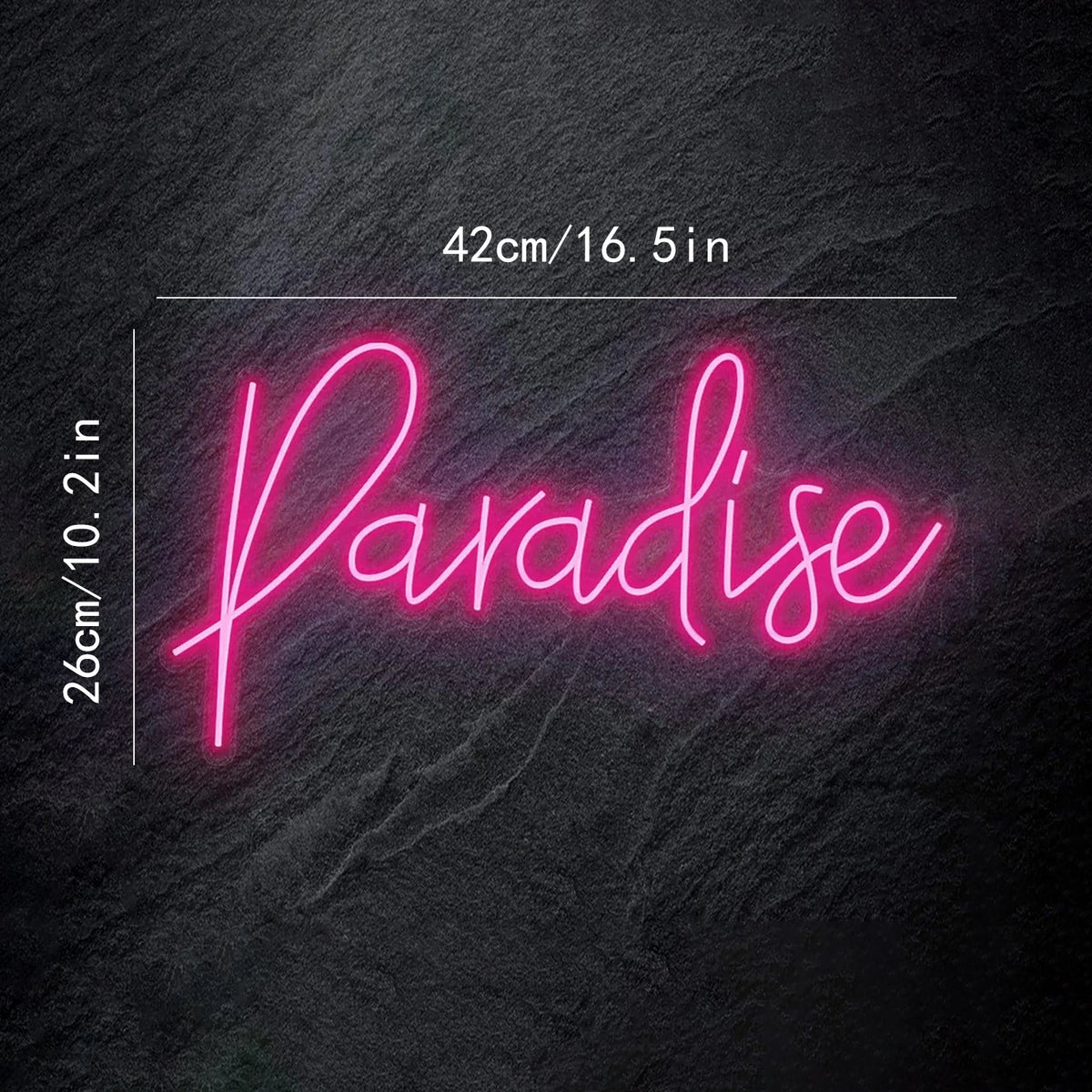 Paradise 5V USB LED Neon Sign - Budget Friendly