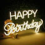 Happy Birthday – LED-neonbord (5 V USB)