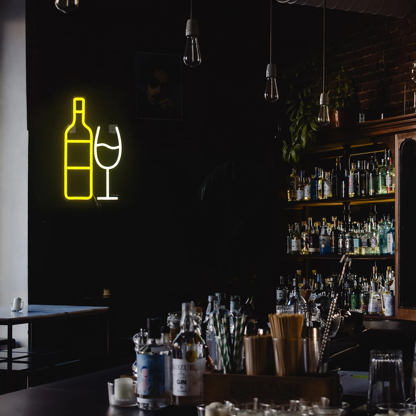 Champagne BAR 5V USB LED Neon Sign - Budgetvriendelijk