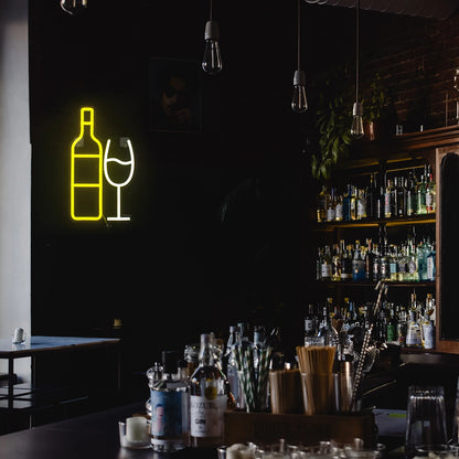 Champagne BAR 5V USB LED Neon Sign - Budgetvriendelijk