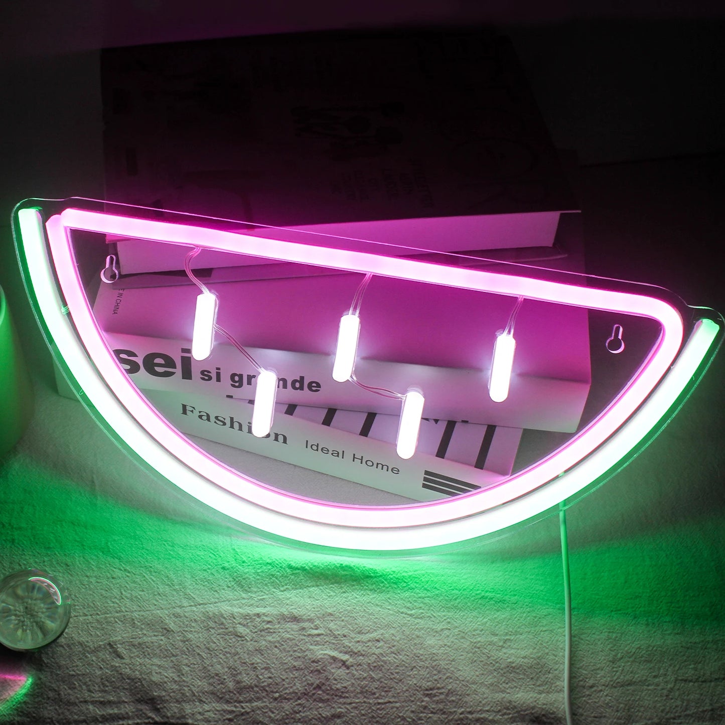 Watermelon 5V USB LED Neon Sign - Budget Friendly