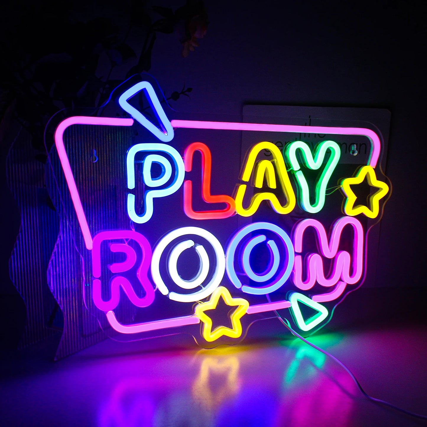 Play Room 5V USB LED Neon Sign - Budget Friendly