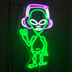 Alien Music 5V USB LED Neon Sign - Budgetvriendelijk