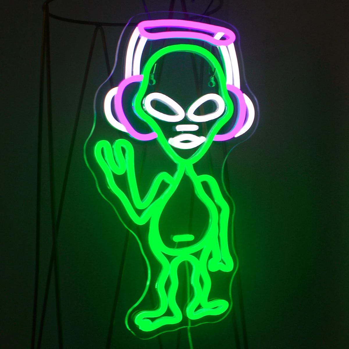 Alien Music 5V USB LED Neon Sign - Budgetvriendelijk