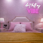 Don't Kill My Vibe – LED-neonbord (5 V USB)