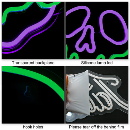 Skull Apple 5V USB LED Neon Sign - Budget Friendly