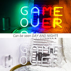 Game Over 5V USB LED Neon Sign - Budget Friendly