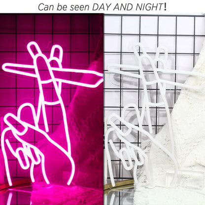 Gesture 5V USB LED Neon Sign - Budget Friendly