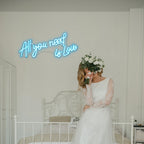 All Your Need Is Love 5V USB LED Neon Sign - Budgetvriendelijk