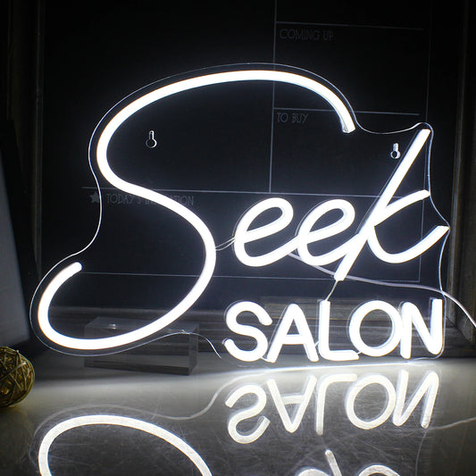 Seek SALON 5V Mini USB  LED Neon Sign - Budget Friendly