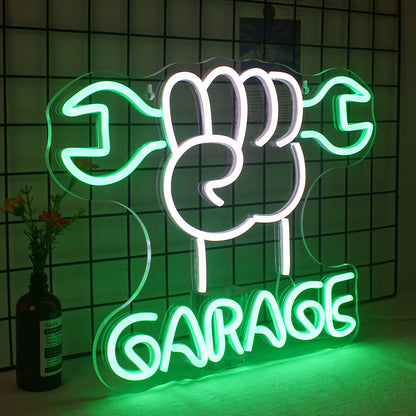 Garage 5V USB LED Neon Sign - Budget Friendly