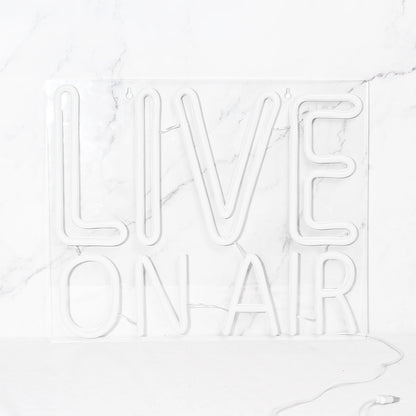 Live On Air 5V USB LED Neon Sign - Budget Friendly