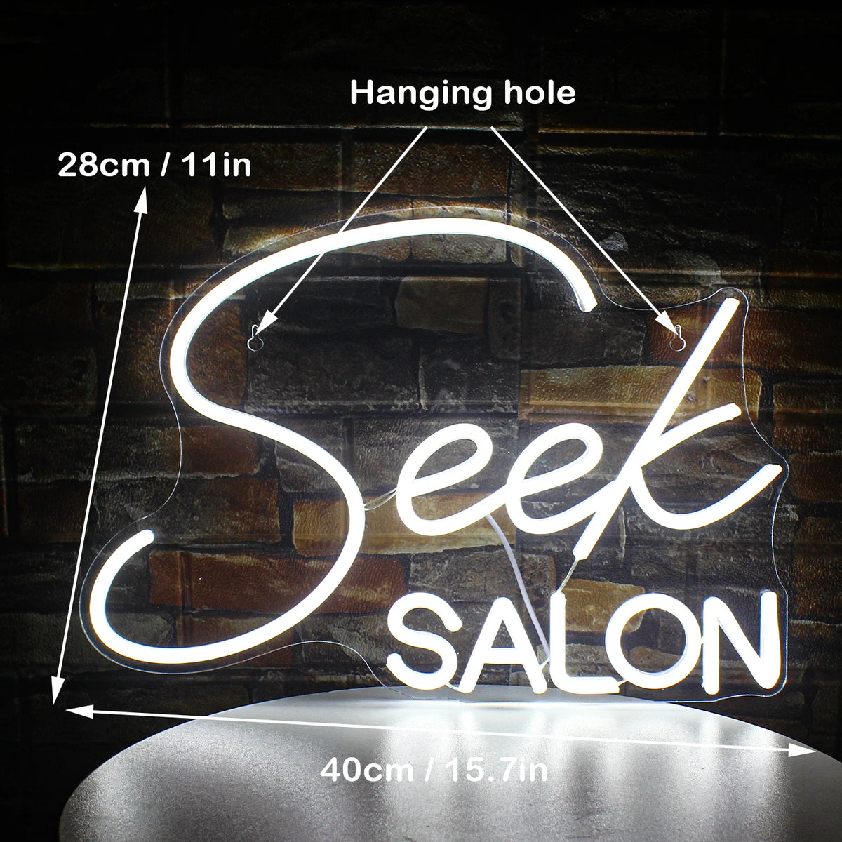 Seek SALON – LED-neonreclame (5 V USB)