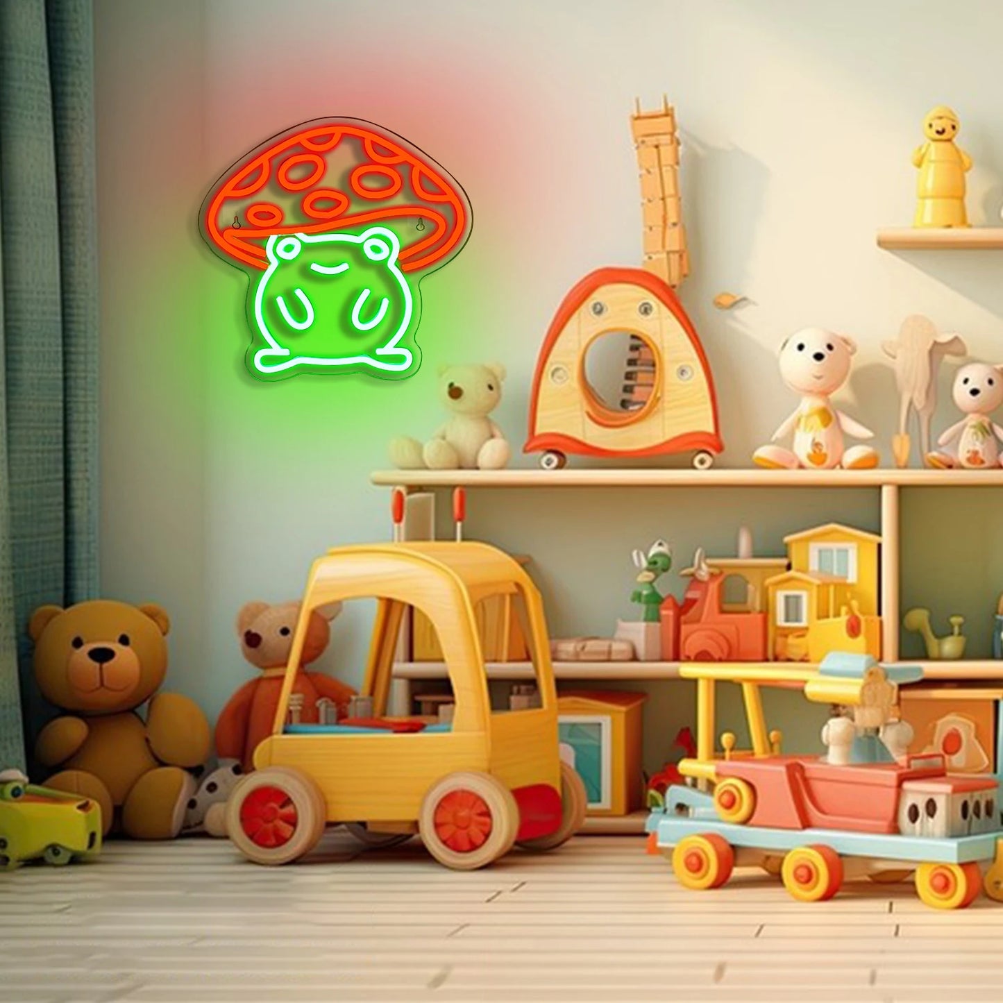 Cute Anime Frog 5V USB LED Neon Sign - Budget Friendly